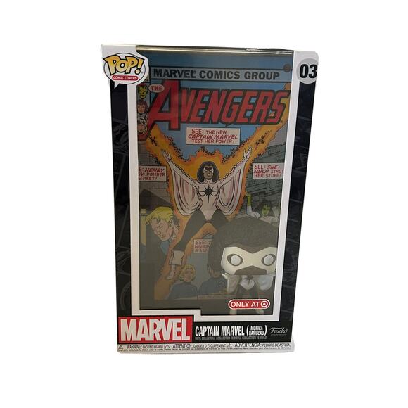 Funko Pop! Comic Covers Captain Marvel Monica Rambeau #03 Target Exclusive NEW - Picture 1 of 5